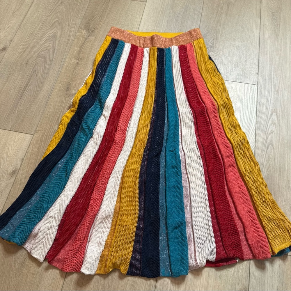 Anthropologie Multicolor Striped Maxi Skirt - Picture 2 of 4